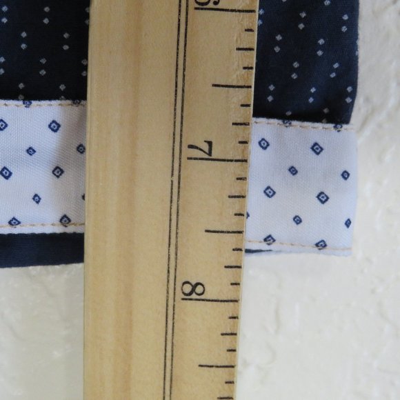 Craft + Flow* Men's Short Sleeve Button Down Curved Hem Pocket BOHO Shirt~ Small - Picture 11 of 14